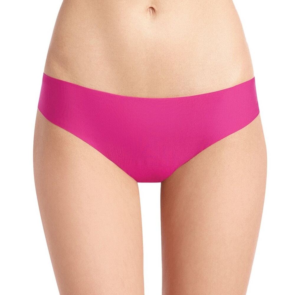 NWT Commando Raspberry Pink Minimalist Butter Thong Panty Seamless Stretch sz XL